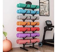 AEGCAOJH Estante para esterillas de Yoga de 5 Niveles, Organizador Grande para patinetas, Soporte para esterillas de Yoga para el hogar, gimnasios, garajes