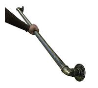 AEGCAOJH Pasamanos Vintage para escaleras Interiores, Kit Completo de 30-600 cm, Soporte para pasamanos, barandilla de Escalera, diseño de tubería de Agua de Hierro y Metal Bronce (tamaño: