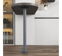 AEGCAOJH Pata de Mesa de Acero Inoxidable para Muebles con Tornillos, Pata de Apoyo Redonda para Mesa de Centro, Mesa de Comedor, Pata de Escritorio de Metal para Bricolaje, diámetro de 6 c