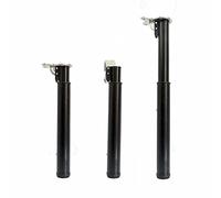 AEGCAOJH Pata de Mesa telescópica de Altura Ajustable Patas de Muebles de Acero Engrosado 1 Pieza Pata de Metal para Autocaravana Accesorios para automóviles Extensible de 50 a 130 cm (Negr