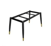 AEGCAOJH Patas de Mesa de Metal de Acero Resistente para Mesa de Comedor, Mesa de café, escritorios Modernos, Banco de Trabajo, Muebles industriales, pies con Tornillos, Acabado en Oro negr