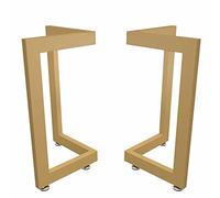 AEGCAOJH Patas de Mesa, (en:2 Patas de Muebles de Bricolaje para Mesa de Comedor, Patas de Escritorio de Metal Resistente, 28" de Alto, 19,6" de Ancho, Patas de Banco industriales, Patas de