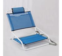 AEGCAOJH Silla de Piso con Respaldo, Tumbona de Piso Plegable, Silla de Playa, Silla de meditación, Asiento de Piso Acolchado, sofá de Piso para Leer/Mirar/Jugar Videojuegos (Color: Azul)