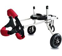 AEGCAOJH Silla de Ruedas Ajustable para Perros con Patas traseras Ayudas para Caminar para Personas Mayores, discapacitadas, lesionadas, Artritis, Perros/Gatos/Mascotas débiles con Patas TR