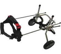 AEGCAOJH Silla de Ruedas para Mascotas, Silla de Ruedas para Perros, Soporte Completo Ajustable, Silla de Ruedas para Mascotas, 2 Ruedas, Patas traseras, rehabilitación para discapacitados,