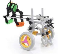 AEGCAOJH Silla De Ruedas para Perros Carros para Perros, Sillas De Ruedas para Perros, Cinturones De Seguridad Móviles para Perros, Soporte Trasero Carro Ajustable para Mascotas, Silla De R