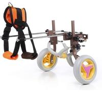 AEGCAOJH Silla De Ruedas para Perros Carros para Perros, Sillas De Ruedas para Perros, Cinturones De Seguridad Móviles para Perros, Soporte Trasero Carro Ajustable para Mascotas, Silla De R