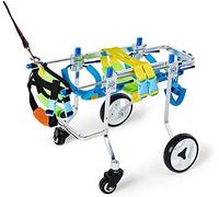 AEGCAOJH Silla de Ruedas para Perros, Silla de Ruedas para Perros - para Perros Grandes - Aprobada por Veterinarios - Silla de Ruedas para Perros con Patas traseras - Pequeña (XX)