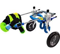 AEGCAOJH Silla De Ruedas para Perros Y Mascotas Silla De Ruedas para Perros - para Perros Pequeños De 2 A 5 Kg - Aprobada por Veterinario - Silla De Ruedas para Patas Traseras - para Mascot