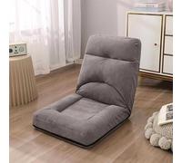 AEGCAOJH Sillas de Juego para Interiores con Respaldo, Acolchadas en múltiples ángulos y 5 Posiciones, Silla de meditación para Sentarse, Jugar, Leer, Mirar televisión y Hacer Yoga