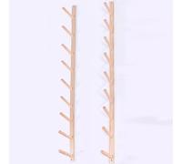 AEGCAOJH Soporte de Pared para Esterilla de Yoga de Madera, Soporte de Pared para Esterilla de Espuma de 2, 3, 4, 5, 6, 7, 8 y 9 Niveles, para el hogar, el Estudio, los Clubes, la Escuela y