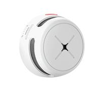 AEGISLINK Mini Detector de Humo Fotoeléctrico con Batería de 10 Años y Botón Test/Silencio, Alerta de Batería Baja, S500