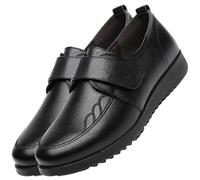 AEHO Zapatillas Personas Mayores Zapatos sin Cordones ortopédicos con colchón de Aire Zapatos con cojín de Aire para Mujer Zapatillas ortopédicas,Negro,39/245mm