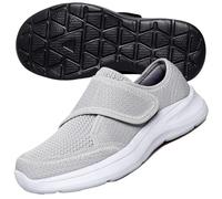 AEHO Zapatos Ortopedicos Mujer Ancho Especial Zapatos Ortopedia para Juanetes Zapatos DiabéTicos Mujer Zapatos Especiales para Juanetes Mujer,Gris,38 EU