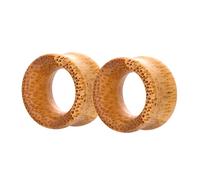 Aeici Túnel Piercing 6 - 20 mm, túnel Plug 2 unidades Dilatadores Orejas Madera Madera, Madera, No Zircon