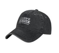 AEIKHAEC No Tengo Idea de lo Que Estoy Haciendo Gorra de béisbol Sol Deportes al Aire Libre Gorras lavadas Unisex-Adolescentes Gorra Snapback con Estampado Vintage
