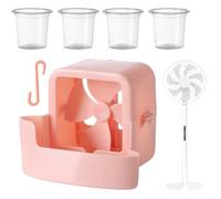 Aeimekfal Accesorio Ventilador Refrescante | Enfriador Portátil Para Ventiladores De Pie - Accesorios Refrescantes Para Eventos Terrazas Balcones Jardines Y Áreas Exteriores