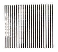 AEIOPRS 24 pcs Hojas de Sierra de Marquetería 10/15/18/24 Dientes Hojas Sierra Marqueteria para Aserrar Madera Plástico Espuma y Metales