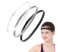 AEIOPRS 6 Pcs Cinta Deportiva Pelo, Cinta Pelo Niño Hombre Mujer Deporte Diadema Deportiva Elásticas Antideslizante Ppara Yoga Fútbol Jogging