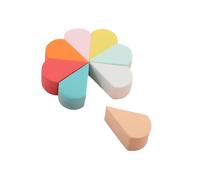 AEIOPRS 8 PCS Esponjas de Maquillaje Triangulares, Esponja de maquillaje, Cuñas Esponja Mezcladora de Belleza Sin Látex, Beauty Sponge Triangular para Polvo/Crema/Líquido/Uñas