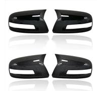 AEIOUPMMA 1 par de Cubiertas de Espejo retrovisor de Fibra de Carbono/Negra, Cubierta Adhesiva para bocina, decoración y modificación pour Honda Civic 9Th 12-15(Carbon Fiber)
