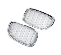 AEIOUPMMA 1 par de Rejillas de Delantero de Coche,Rejilla de Rejilla de riñón,Malla de Doble línea para BMW Serie 7 F01 F02 2009 2010 2011 2012 2013 2014 2015 (cromada)