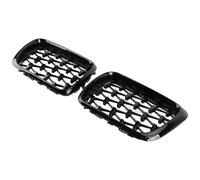 AEIOUPMMA 1 par de Rejillas de riñón para Parachoques Delantero de Coche con diseño de Diamante para BMW E36 3 Series M3 1997-1999 51138195151 51138195152