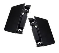 AEIOUPMMA 1 par de Tapas de plástico para Gancho de Remolque de Parachoques Delantero Exterior, Izquierda y Derecha para Lexus RX350 RX450h F-Sport 2015 2014 2013