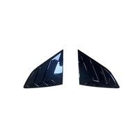 AEIOUPMMA 2 Piezas Cubierta Rejilla ventilación Lateral la Ventana Trasera del automóvil,embellecedor Negro Fibra Carbono,Exteriores para Hyundai Tucson 2016-2020(Bright Black Style)