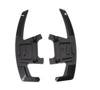 AEIOUPMMA 2 Piezas de extensión de paletas de Cambio de Volante de automóvil, extensión de paletas de Cambio de Metal para VW Golf 7 GTI R GTD GTE MK7 2014-2019(Black)