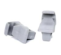 AEIOUPMMA 2 Piezas de Gancho para Colgar la Visera Solar, Soporte para Parasol, Clips para Visera Solar para Mitsubishi Lancer EVO X Outlander Sport ASX MR654343
