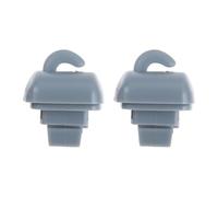AEIOUPMMA 2 Piezas de plástico para Parasol Delantero de Coche, Gancho para Colgar y Sujetar la Cubierta para Audi TT A6 Allroad Quattro Avant S6 06 1998-2005 4B0857562(Grey)