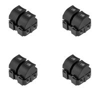 AEIOUPMMA 4X 254118032R 10132089 Botón Interruptor elevalunas eléctrico para Dacia Duster Sandero (Negro)