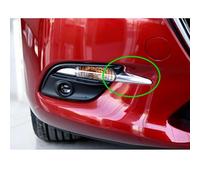 AEIOUPMMA Accesorios para el Coche,Piezas de carrocería,parachoquesantero,Rejilla,Cubierta de moldura cromada Plateada para Mazda 3 Axela 2016-2019 BN 50-C12(R Side)