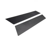 AEIOUPMMA Adhesivo de Fibra de Carbono para la moldura del Pilar B de Las Ventanas del Coche para Porsche Taycan 2019-2024