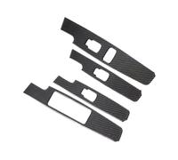 AEIOUPMMA Adhesivo de Fibra de Carbono Suave para la Cubierta del Marco de elevación del Cristal del Coche para Hummer H3 2005-2009