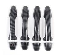 AEIOUPMMA Adhesivo embellecedor para manija de Puerta de Coche, ABS Negro/Fibra de Carbono para Toyota Tacoma 2016 2017 2018 2019 2020 2021 2022