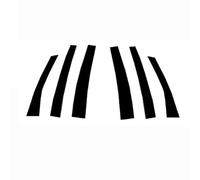 AEIOUPMMA Adhesivo para la Cubierta de la Columna BC de los Postes de la Ventana del automóvil para Volkswagen Polo Mk4 (9N) Hatchback de 5 Puertas 2002-2008 2009 2010