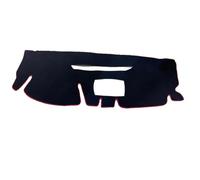 AEIOUPMMA Alfombrilla Antideslizante para salpicadero,salpicadero,para Renault para Dacia Sandero Stepway 2 II MK2 2013~2020(Polyester Red Edge,Left Hand Drive)