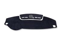 AEIOUPMMA Alfombrilla para salpicadero de Coche, Parasol, Alfombra Protectora, Alfombrilla para salpicadero para Land Rover LR3 LR4 Discovery 3 4 2005-2016(LHD Black)