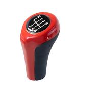 AEIOUPMMA Cabezal Engranajes Headball 5 6 velocidades, Piezas Cuero sintético para automóvil para BMW E46 E60 E61 E63 E64 E90 E91 E92 E81 E82 E87 E88(Red-6 Speed)