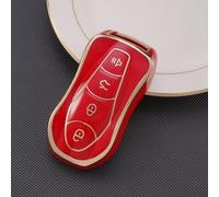 AEIOUPMMA Carcasa de TPU para Mando a Distancia de Coche, Funda para Llavero para Geely Tugella 2020 Boyue Atlas Pro Gili New Emgrand GS X6 SUV EC7 Accesorios (Rojo)
