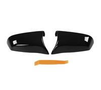 AEIOUPMMA Carcasa del Espejo retrovisor con bocina Negra Brillante para BMW 5 Series E60 F02 F10 08-13 51167187431