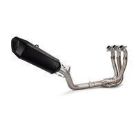 AEIOUPMMA Conjunto Completo del Sistema de Escape de la Motocicleta Tubo Central Delantero Conexión del silenciador para Triumph Street Triple 765 765 RS(A)