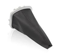 AEIOUPMMA Cubierta Antipolvo para Palanca de Cambios de Aluminio Cromado Negro para automóvil Marco de Funda para Palanca de Cambios para Renault Clio 2005-2012 8200379961