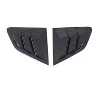AEIOUPMMA Cubierta la persiana la Ventana Trasera del automóvil,Rejilla ventilación Lateral,moldura ABS para Nissan Rogue Sport 2017-2021 Qashqai J11 2014-2021(Carbon Look)