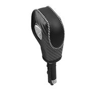 AEIOUPMMA Cubierta pomo Cambio Marchas con Aspecto Carbono PU para automóvil para Ford EcoSport Escape/Fusion/C-MAX Energi Wagon/Fiesta/Focus