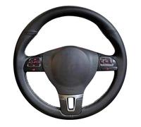 AEIOUPMMA Cubierta Trenzada para Volante de Coche para Volkswagen Golf 6 Mk6 para VW Polo Sagitar Bora Santana Jetta Mk6