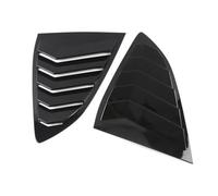 AEIOUPMMA Embellecedor Adhesivo para Cubierta persiana Lateral Ventana Trasera,Accesorio Fibra Carbono ABS para Honda CR-V CRV 2017-2022(Gloss Black)