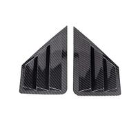 AEIOUPMMA Embellecedor Adhesivo para Cubierta persiana Lateral Ventana Trasera,Accesorio Fibra Carbono ABS para Toyota C-HR CHR 2016-2021(Carbon)